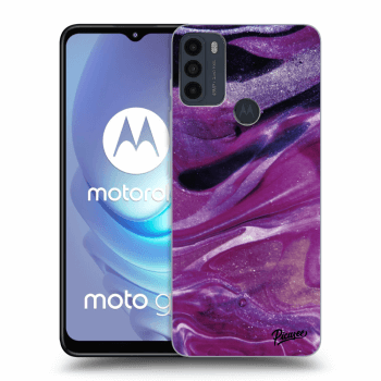 Hülle für Motorola Moto G50 - Purple glitter
