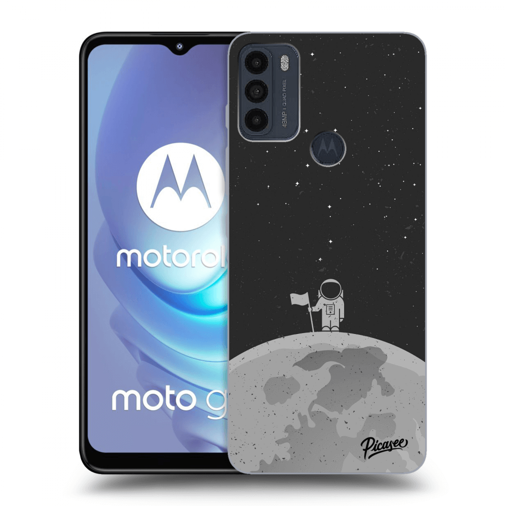 Picasee Motorola Moto G50 Hülle - Schwarzes Silikon - Astronaut