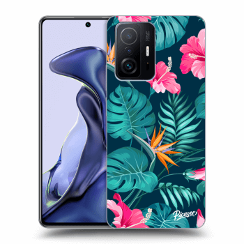 Hülle für Xiaomi 11T - Pink Monstera