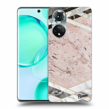 Hülle für Honor 50 5G - Pink geometry
