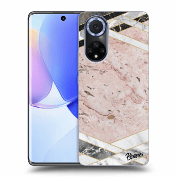 Hülle für Huawei Nova 9 - Pink geometry