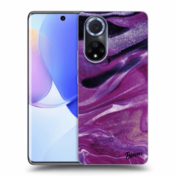Hülle für Huawei Nova 9 - Purple glitter