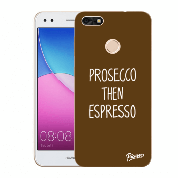 Picasee Huawei P9 Lite Mini Hülle - Transparentes Silikon - Prosecco then espresso
