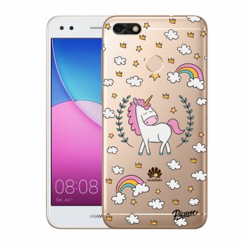 Hülle für Huawei P9 Lite Mini - Einhorn Sternenhimmel