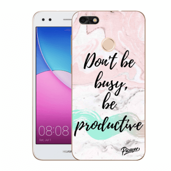 Picasee Huawei P9 Lite Mini Hülle - Transparentes Silikon - Don't be busy, be productive