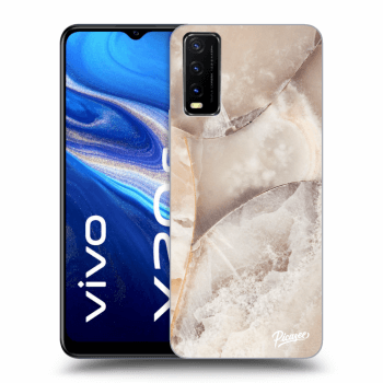 Hülle für Vivo Y20s - Cream marble