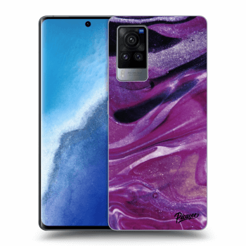Hülle für Vivo X60 Pro 5G - Purple glitter