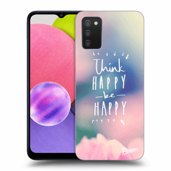Hülle für Samsung Galaxy A03s A037G - Think happy be happy