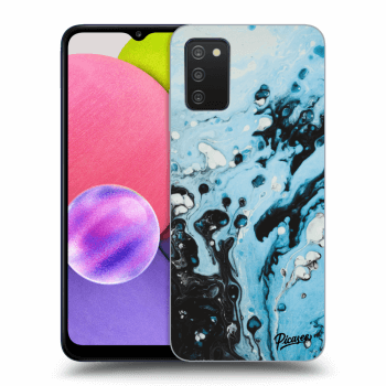 Hülle für Samsung Galaxy A03s A037G - Organic blue