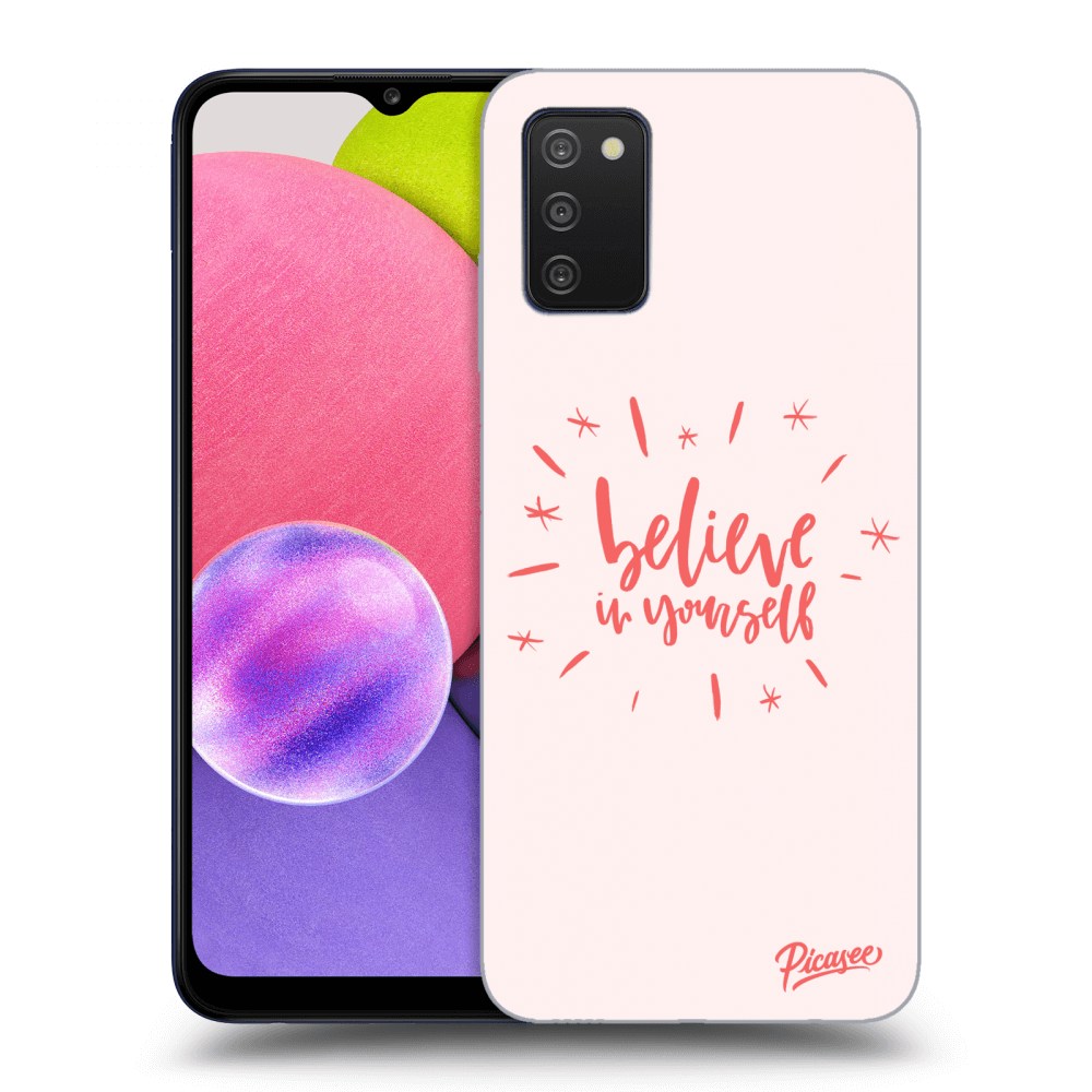 Picasee ULTIMATE CASE für Samsung Galaxy A03s A037G - Believe in yourself