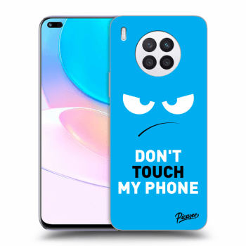 Hülle für Huawei Nova 8i - Angry Eyes - Blue