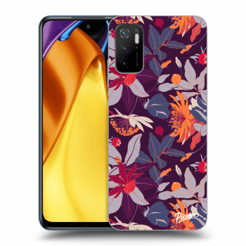 Hülle für Xiaomi Poco M3 Pro 5G - Purple Leaf