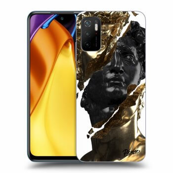 Hülle für Xiaomi Poco M3 Pro 5G - Gold - Black