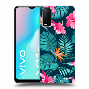 Hülle für Vivo Y11s - Pink Monstera