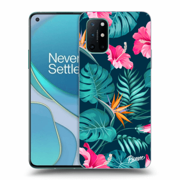 Hülle für OnePlus 8T - Pink Monstera