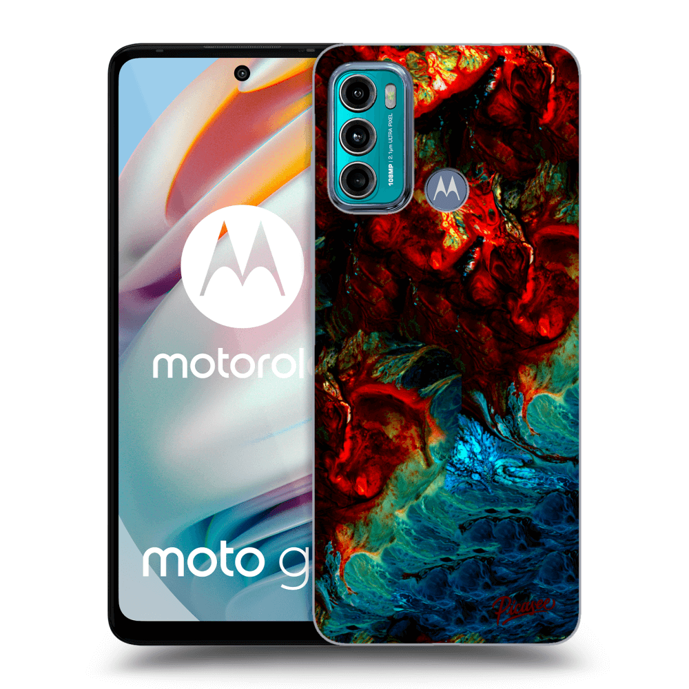 Picasee Motorola Moto G60 Hülle - Schwarzes Silikon - Universe