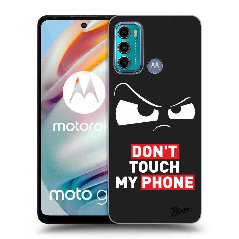 Picasee Motorola Moto G60 Hülle - Schwarzes Silikon - Cloudy Eye - Transparent