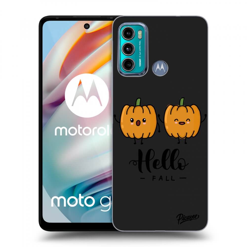 Picasee Motorola Moto G60 Hülle - Schwarzes Silikon - Hallo Fall