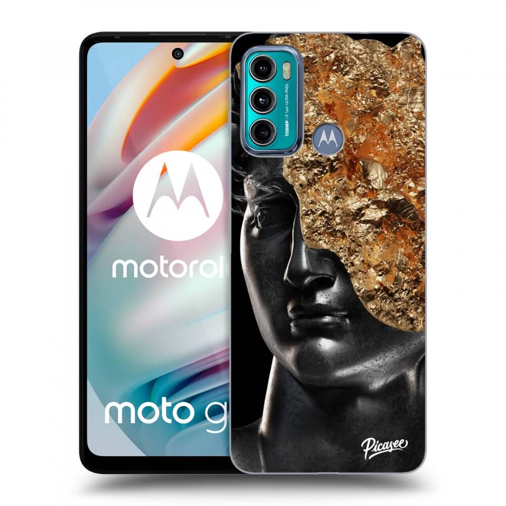 Picasee Motorola Moto G60 Hülle - Schwarzes Silikon - Holigger