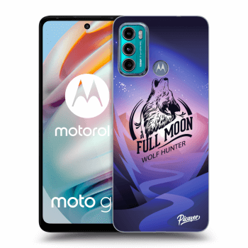 Picasee Motorola Moto G60 Hülle - Schwarzes Silikon - Wolf