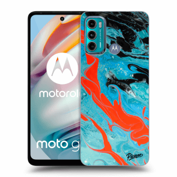 Hülle für Motorola Moto G60 - Blue Magma