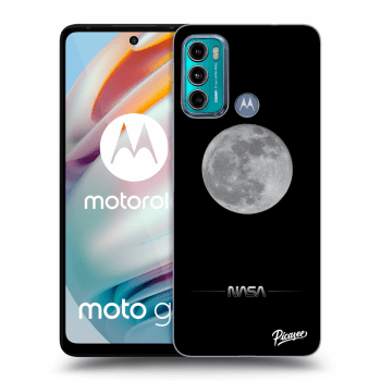 Picasee Motorola Moto G60 Hülle - Schwarzes Silikon - Moon Minimal