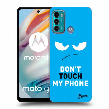 Hülle für Motorola Moto G60 - Angry Eyes - Blue
