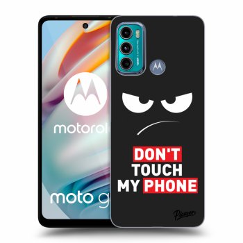 Picasee Motorola Moto G60 Hülle - Schwarzes Silikon - Angry Eyes - Transparent