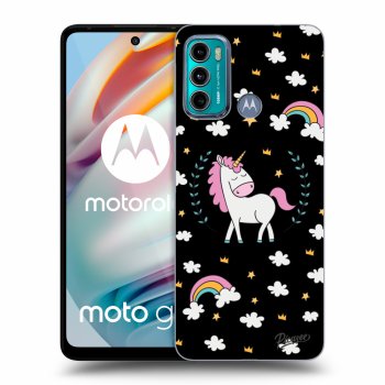 Hülle für Motorola Moto G60 - Einhorn Sternenhimmel