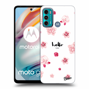 Picasee Motorola Moto G60 Hülle - Schwarzes Silikon - Hello there