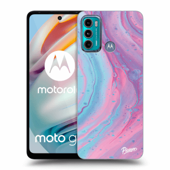 Hülle für Motorola Moto G60 - Pink liquid
