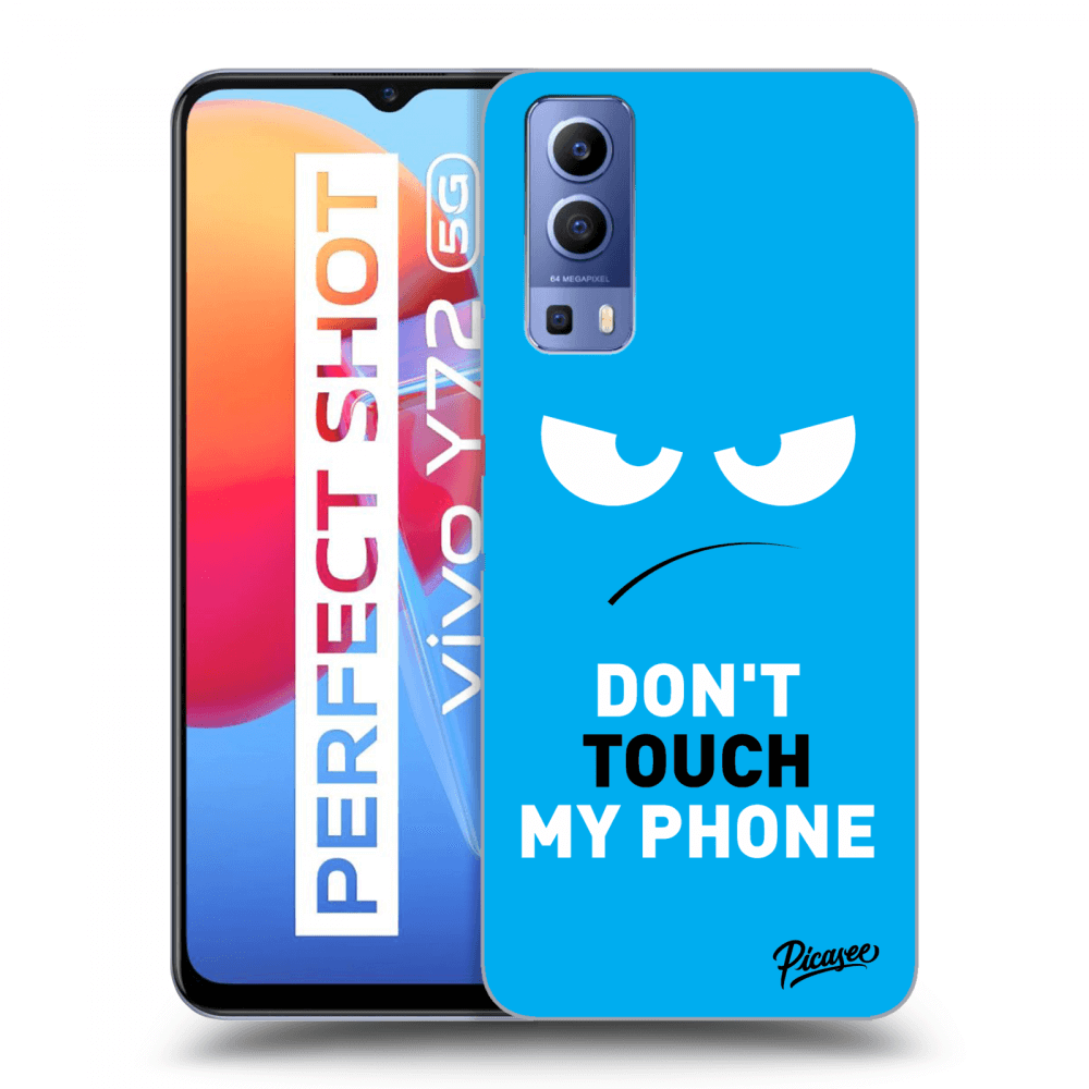 Picasee ULTIMATE CASE für Vivo Y72 5G - Angry Eyes - Blue
