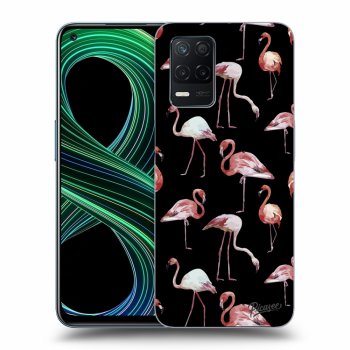Hülle für Realme 8 5G - Flamingos