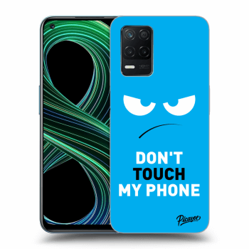 Hülle für Realme 8 5G - Angry Eyes - Blue