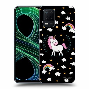 Hülle für Realme 8 5G - Einhorn Sternenhimmel