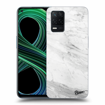 Hülle für Realme 8 5G - White marble