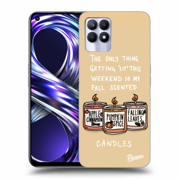 Hülle für Realme 8i - Candles