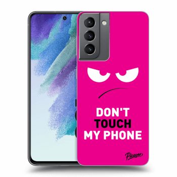Picasee ULTIMATE CASE für Samsung Galaxy S21 FE 5G - Angry Eyes - Pink