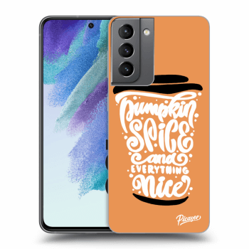 Hülle für Samsung Galaxy S21 FE 5G - Pumpkin coffee