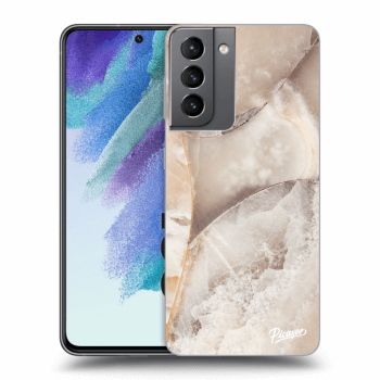 Hülle für Samsung Galaxy S21 FE 5G - Cream marble