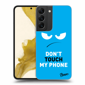 Hülle für Samsung Galaxy S22 5G - Angry Eyes - Blue