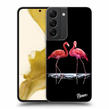 Picasee ULTIMATE CASE für Samsung Galaxy S22 5G - Flamingos couple