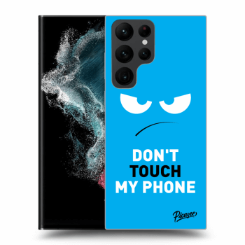 Hülle für Samsung Galaxy S22 Ultra 5G - Angry Eyes - Blue