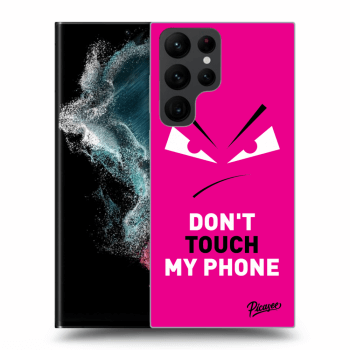 Hülle für Samsung Galaxy S22 Ultra 5G - Evil Eye - Pink
