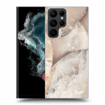Hülle für Samsung Galaxy S22 Ultra 5G - Cream marble