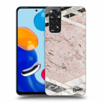 Hülle für Xiaomi Redmi Note 11S 4G - Pink geometry