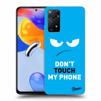 Hülle für Xiaomi Redmi Note 11 Pro - Angry Eyes - Blue
