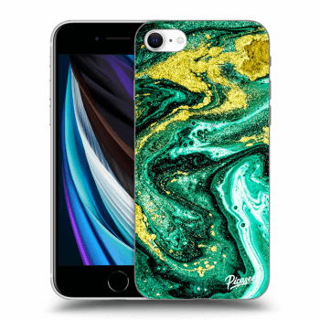 Picasee ULTIMATE CASE für Apple iPhone SE 2022 - Green Gold