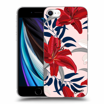 Hülle für Apple iPhone SE 2022 - Red Lily