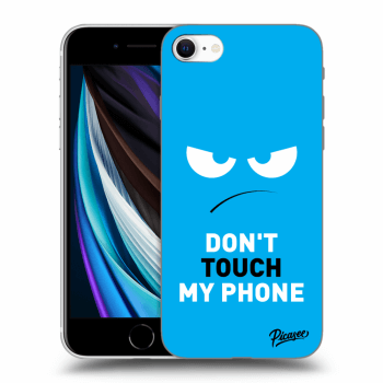 Hülle für Apple iPhone SE 2022 - Angry Eyes - Blue